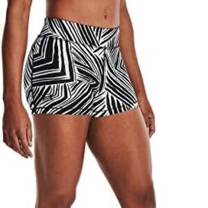 Under Armour womens Heatgear Armour Midrise Print Shorty Shorts